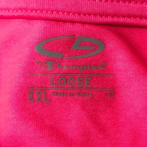 *4/$20* Champion Hot Pink Tee - Picture 4 of 7